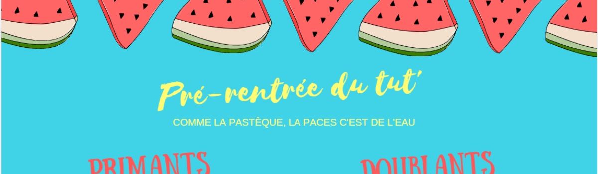 Inscriptions à la Pré-rentrée 2019-2020