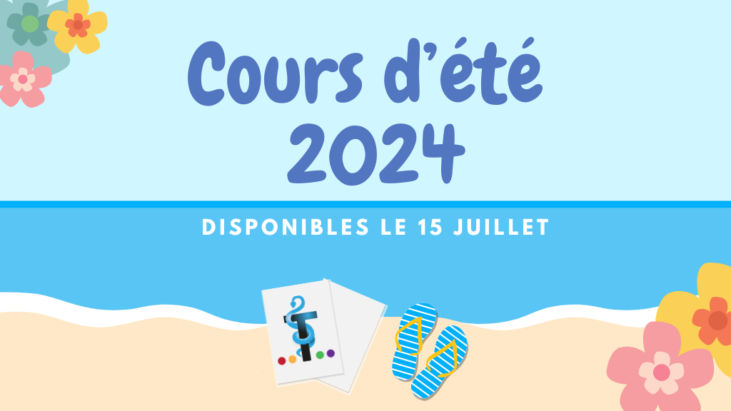 Cours d’été 2024