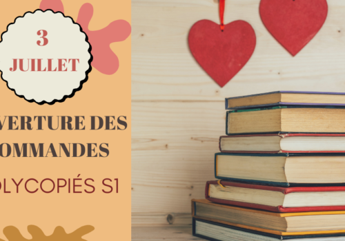 Ouverture des commandes – polycopiés S1