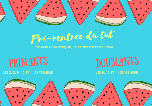 Inscriptions à la Pré-rentrée 2019-2020