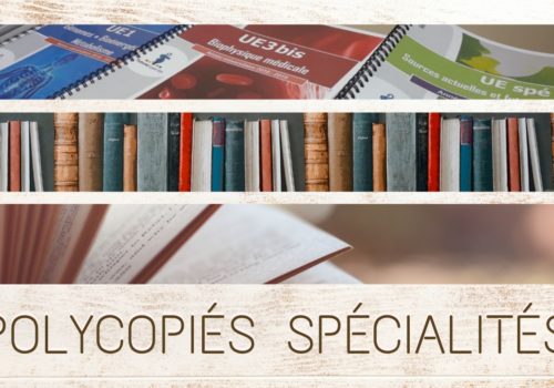 Commandes de polycopiés Spécialités
