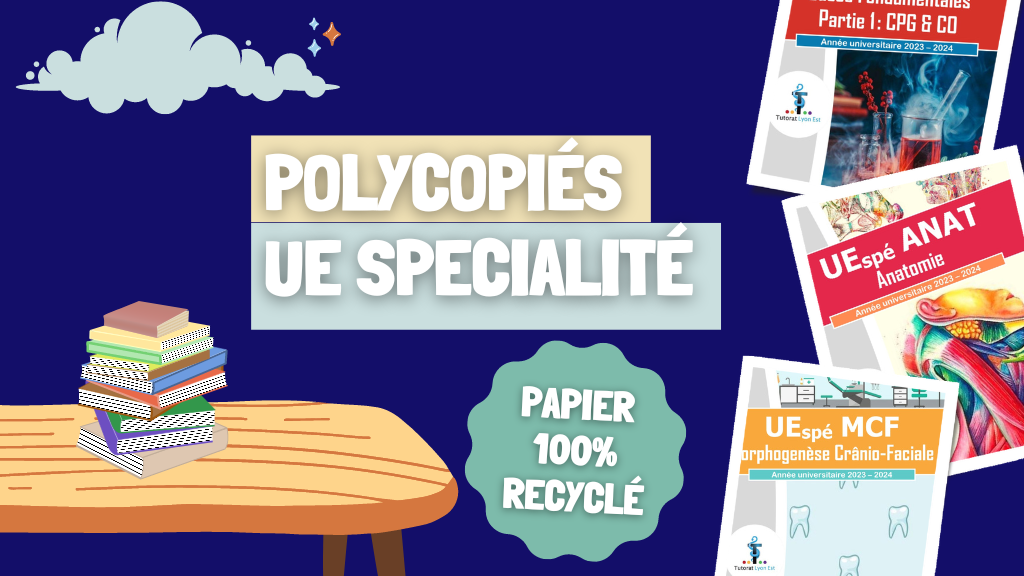 Commande polycopiés UE spécialité