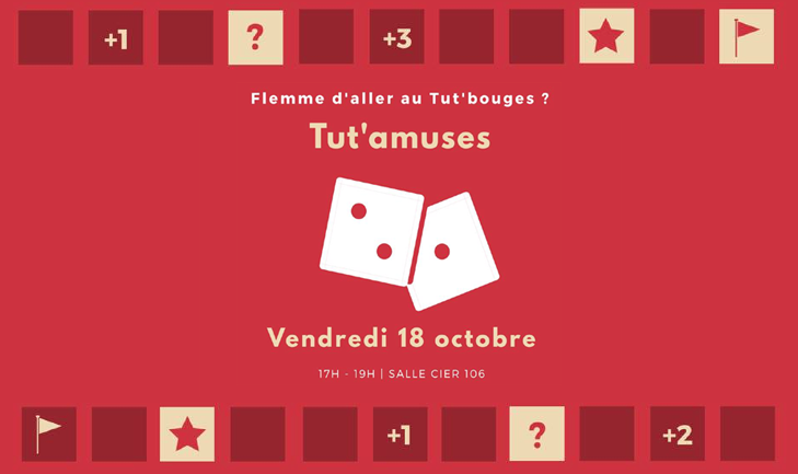 Après le Tut’bouges, voici le Tut’amuses !