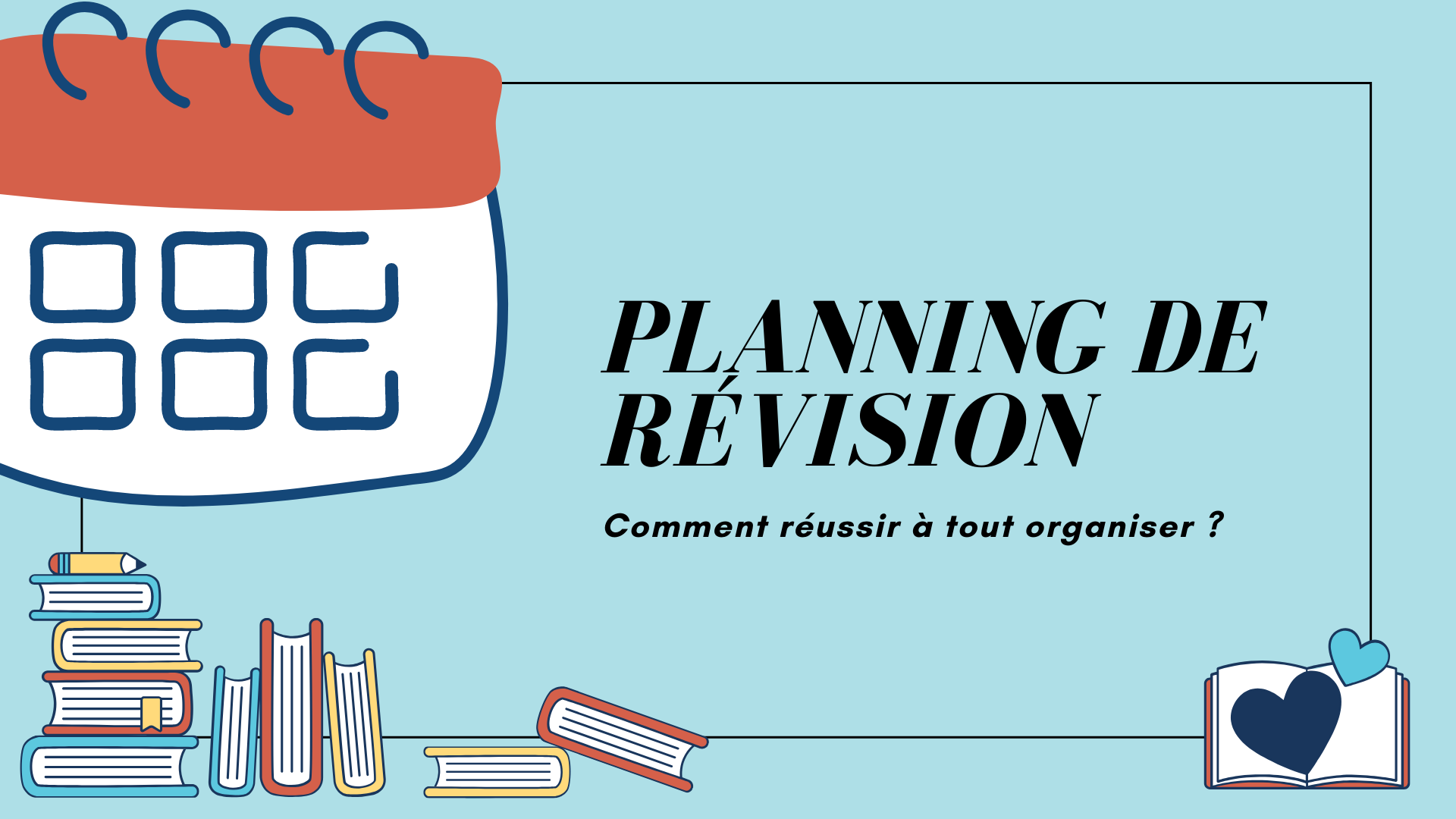 Faire un planning de révision